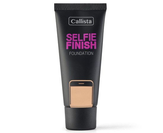 Зображення  Тональний крем для обличчя Callista Selfie Finish Foundation SPF15 тон 120 Cashmere Beige, 25 мл