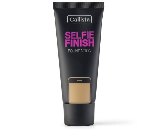 Изображение  Тональный крем для лица Callista Selfie Finish Foundation SPF15 тон 130 Medium Beige, 25 мл