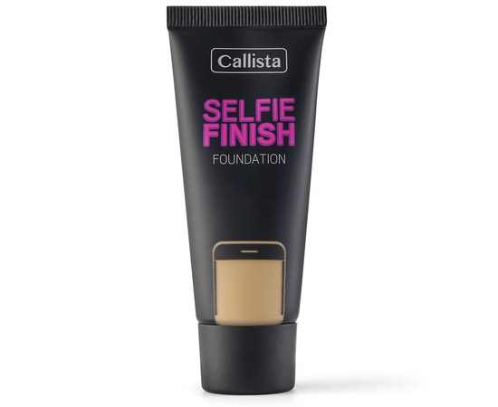 Изображение  Callista Selfie Finish Foundation SPF15 tone 130 Medium Beige, 25 ml