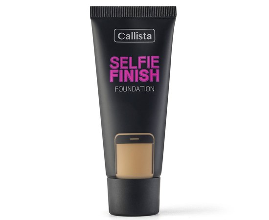 Изображение  Callista Selfie Finish Foundation SPF15 tone 140 Honey Beige, 25 ml