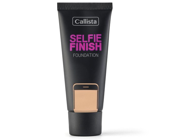 Зображення  Тональний крем для обличчя Callista Selfie Finish Foundation SPF15 тон 121 Porcelain, 25 мл