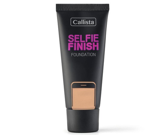 Изображение  Тональный крем для лица Callista Selfie Finish Foundation SPF15 тон 132 Light Beige, 25 мл