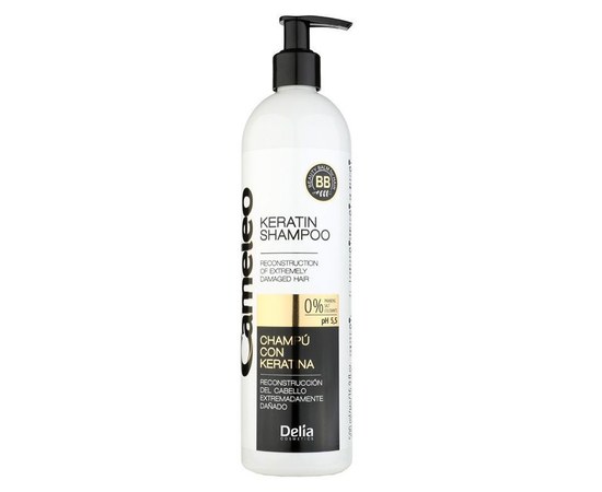 Изображение  Keratin shampoo Delia Cameleo Keratin Shampoo for damaged hair, 500 ml