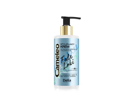 Изображение  Cream for styling curly and wavy hair Delia Cameleo Waves & Curls, 150 ml