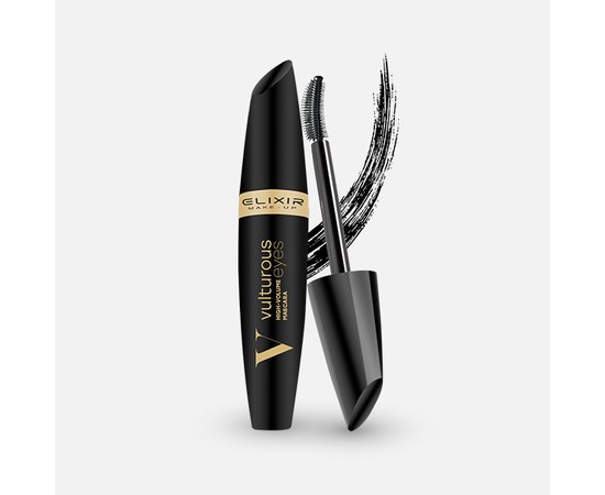 Изображение  Elixir Vulturous Black Mascara, 15 ml, Volume (ml, g): 15, Color No.: Black