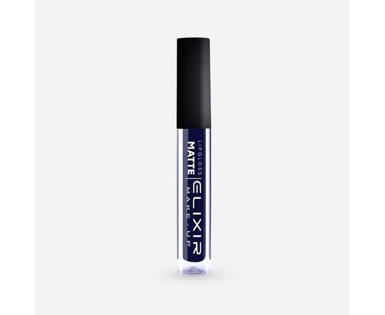 Изображение  Liquid matte lipstick Elixir Liquid Lip Matte 412 Blue Black, 5.5 g, Volume (ml, g): 5.5, Color No.: 412