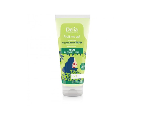 Изображение  Smoothing face and body cream Delia Fruit me up! lime, 200 ml