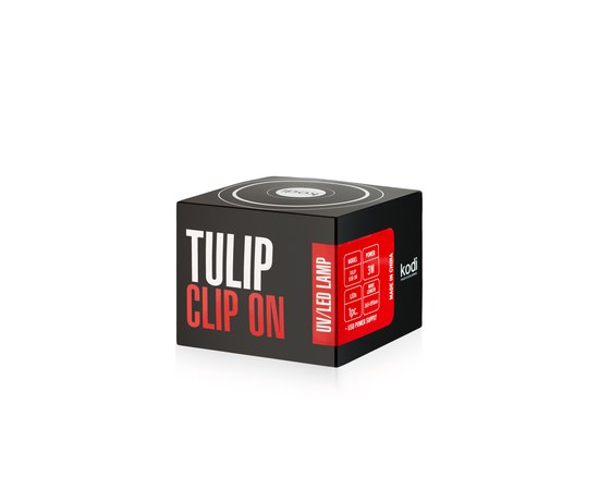 Изображение 2 Светодиодная лампа Kodi Tulip Clip-on UV/LED Lamp 3 Вт, черная
