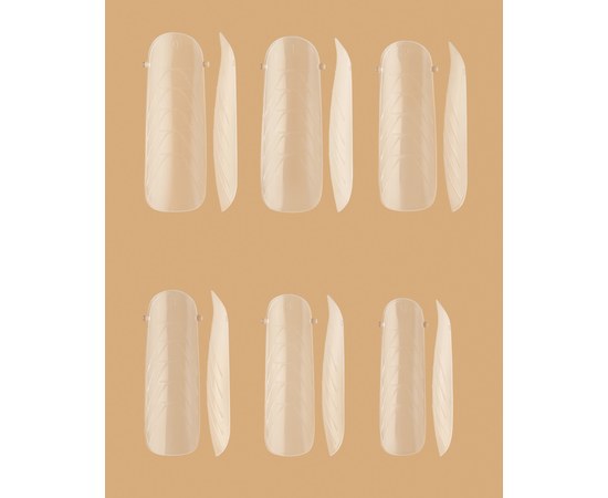 Изображение 2 Top plastic nail molds Kodi Normal Square (120 pcs.)/pack)