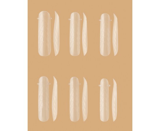 Изображение 3 Top plastic nail molds Kodi Normal Square (120 pcs.)/pack)