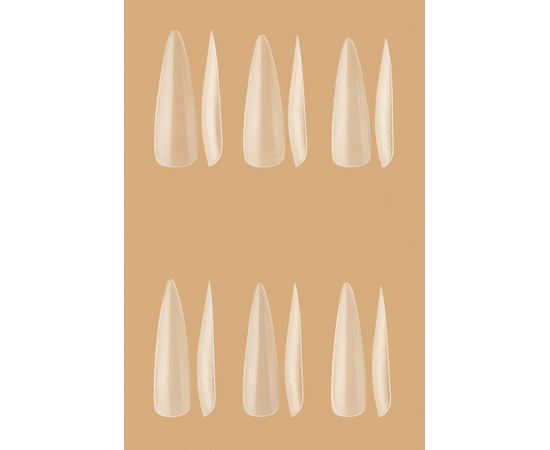 Изображение 2 Top plastic forms for modeling nails Kodi Stylet (120 pcs/pack)