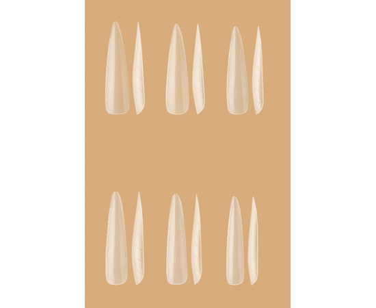 Изображение 3 Top plastic forms for modeling nails Kodi Stylet (120 pcs/pack)