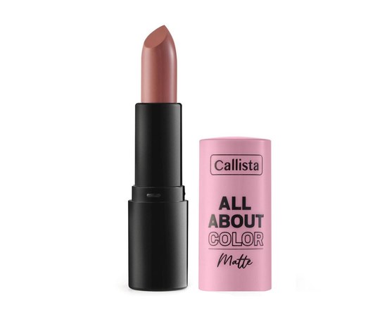 Зображення  Матова помада для губ Callista All About Color Matte Lipstick 507 Kiss Me More, 4 г, Об'єм (мл, г): 4, Цвет №: 507