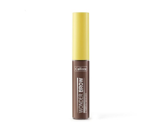 Изображение  Тушь для бровей Callista Wonder Brow Eyebrow Mascara 02 Brown, 4.5 мл, Объем (мл, г): 4.5, Цвет №: 02