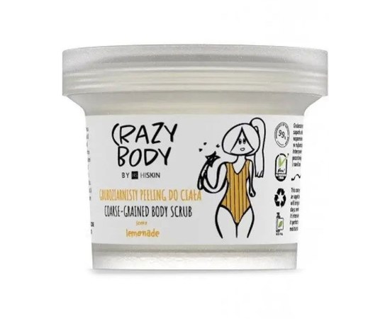 Изображение  HiSkin Crazy Body Coarse Grained Body Scrub Lemonade, 200ml