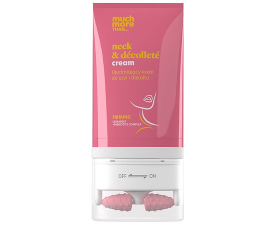 Изображение  Firming and tightening neck and décolleté cream with HiSkin Much More massager, 130 ml