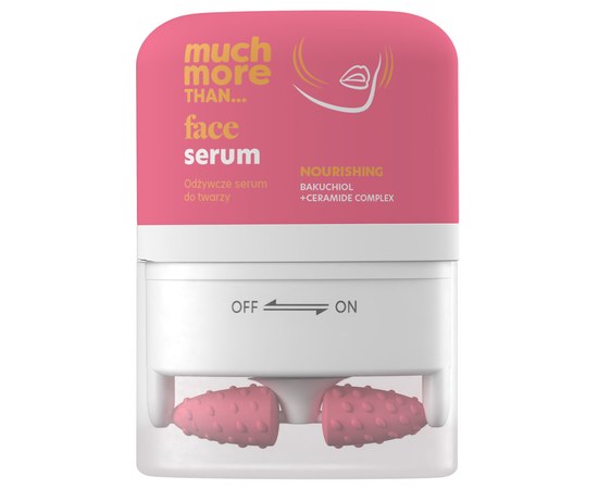 Изображение  Nourishing facial serum with massager HiSkin Much More Bakuchiol+Ceramides Complex, 40 ml