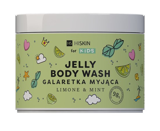 Изображение  HiSkin Kids Jelly Body Wash Limone&Mint, 150 ml