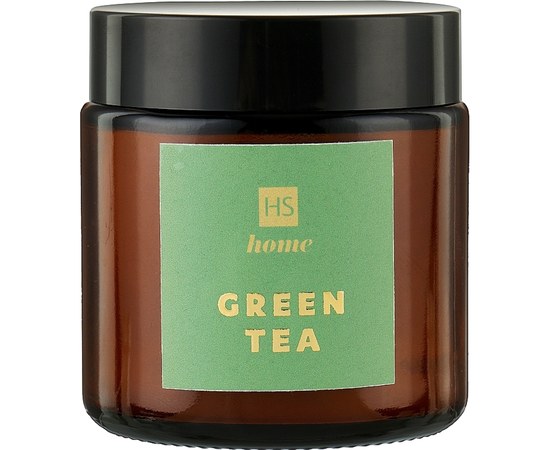 Изображение  Aroma candle glass HiSkin Home "Green tea", 90 ml