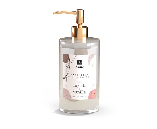 Изображение  Liquid soap HiSkin Home "Myrrh and vanilla", 250 ml