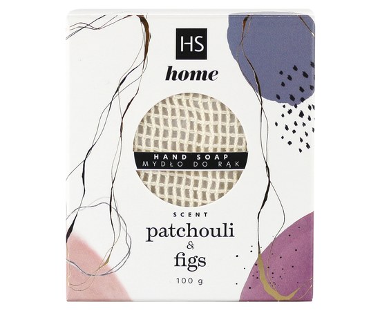 Изображение  HiSkin Home Patchouli & Figs solid soap "Patchouli and vanilla" aroma, 100 g