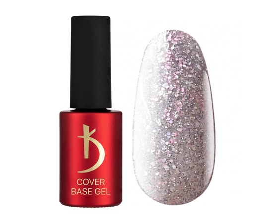 Зображення  Світловідбивна база Kodi Cover Crystal Drops Base Gel №03, 7 мл, Об'єм (мл, г): 7, Цвет №: 003