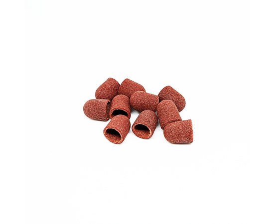 Изображение  Set of caps for pedicure Kodi diameter 10 mm rounded cylinder 150 grit 10 pcs/pack
