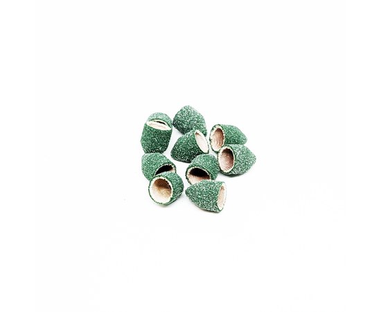 Изображение  Set of caps for pedicure Kodi diameter 10 mm pointed cylinder 60 grit 10 pcs/pack
