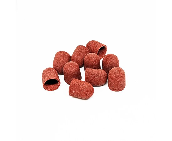 Изображение  Set of caps for pedicure Kodi diameter 13 mm rounded cylinder 320 grit 10 pcs/pack