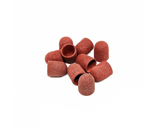 Изображение  Set of caps for pedicure Kodi diameter 13 mm rounded cylinder 150 grit 10 pcs/pack