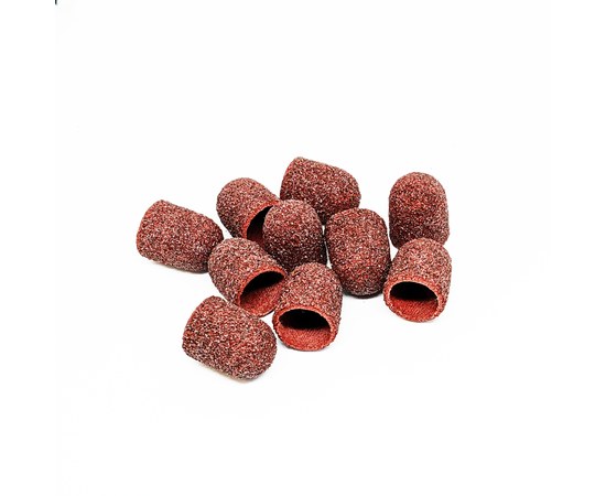 Изображение  Set of caps for pedicure Kodi diameter 13 mm rounded cylinder 60 grit 10 pcs/pack