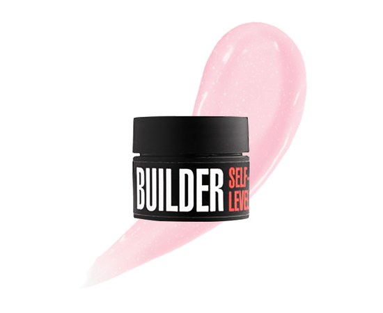 Изображение  Modeling self-leveling gel Kodi Builder self-level Gel Pink Shine, 30 g, Volume (ml, g): 30, Color No.: Pink