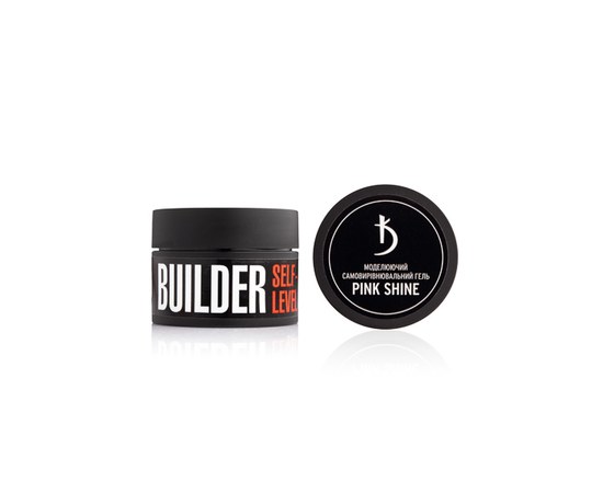 Изображение 4 Моделирующий самовыравнивающийся гель Kodi Builder self-level Gel Pink Shine, 30 г, Объем (мл, г): 30, Вариант: Pink Shine