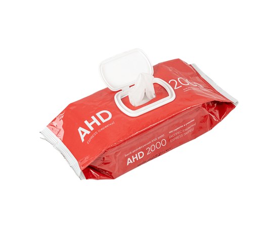 Изображение  Napkins AHD 2000 express in soft pack 100 pcs – disinfection of hands and surfaces, Blanidas