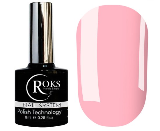 Зображення  Топ для гель-лаку Roks Color №03 блідо-рожевий, 8 мл, Об'єм (мл, г): 8, Цвет №: 03