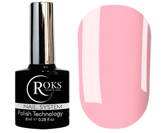 Изображение  Top for gel polish Roks Color No. 03 pale pink, 8 ml, Volume (ml, g): 8, Color No.: 3