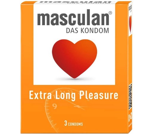 Зображення  Презервативи Довге задоволення Masculan Extra Long Pleasure, 3 шт
