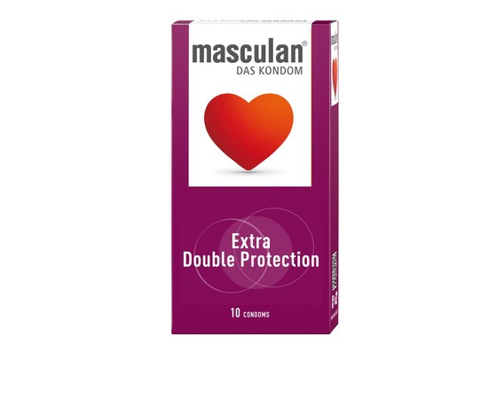 Изображение  Condoms with double protection Masculan Double Protection, 10 pcs.
