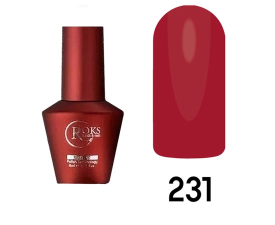 Изображение  Gel nail polish Roks 6 ml, No. 231, Volume (ml, g): 6, Color No.: 231