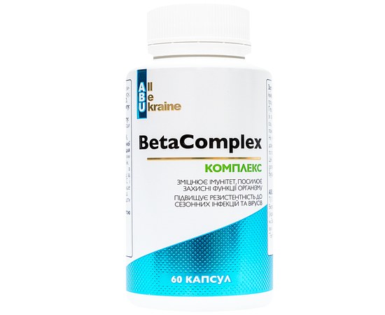 Изображение  Immunity complex BetaComplex ABU, 60 capsules