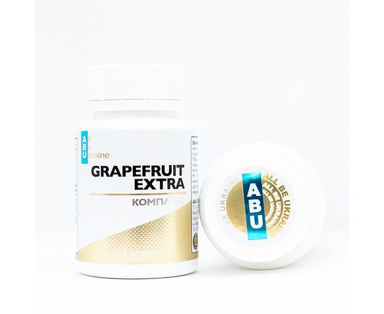 Изображение  Комплекс для пищеварения с грейпфрутом Grapefruit_extra ABU, 60 капсул