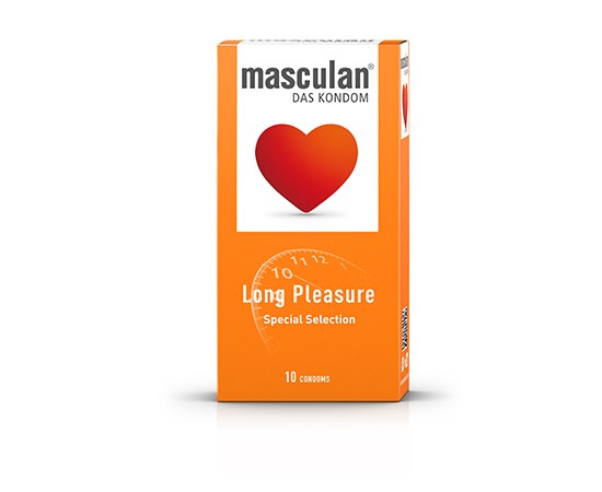 Зображення  Презервативи Довге задоволення Masculan Extra Long Pleasure, 10 шт