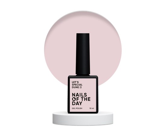 Изображение  Nails of the Day Let’s special Dune No. 02 dusty rose gel nail polish, one coat, 10 ml, Volume (ml, g): 10, Color No.: 2