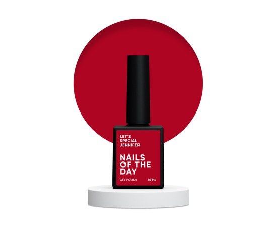 Изображение  Nails of the Day Let’s special Jennifer - dark raspberry gel nail polish, one coat, 10 ml, Volume (ml, g): 10, Color No.: Jennifer