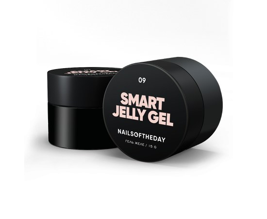 Изображение  Nails of the Day Smart Jelly gel 09 - молочно-бежевый строительный гель желе для ногтей, 15 г, Объем (мл, г): 15, Цвет: 09