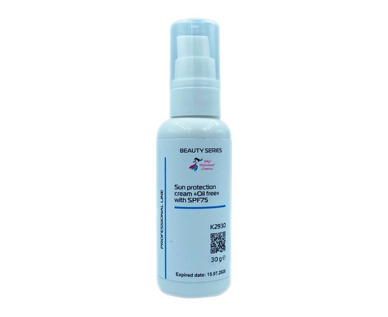 Зображення  Сонцезахисний крем безжировий з СПФ 75 Nikol Professional Cosmetics, 30 г, Об'єм (мл, г): 30