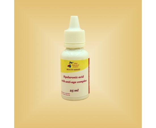 Изображение  Hyaluronic acid with "Anti-Age" complex Nikol Professional Cosmetics, 25 g, Volume (ml, g): 25
