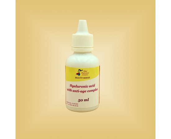 Изображение  Hyaluronic acid with "Anti-Age" complex Nikol Professional Cosmetics, 50 g, Volume (ml, g): 50