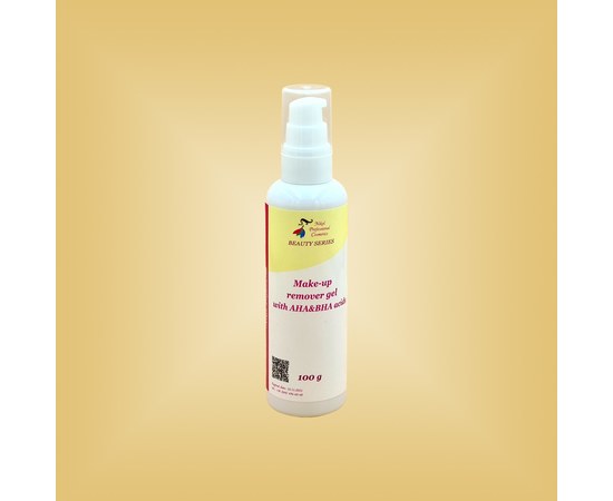 Изображение  Гель демакияжный очищающий с AHA&BHA кислотами Nikol Professional Cosmetics, 100 мл, Объем (мл, г): 100
