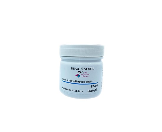 Изображение  Body scrub with grape seed Nikol Professional Cosmetics, 200 g, Volume (ml, g): 200
